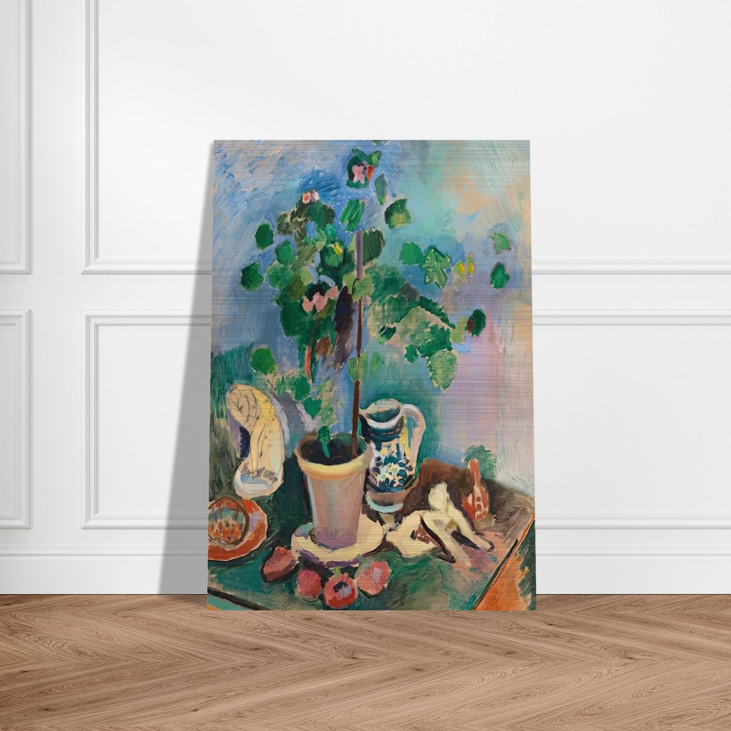 THE GERANIUM 1906 - Henri Matisse Brushed Aluminum Print - 70x100 cm / 28x40 inches | Henri Matisse Aluminum Print | Henri Matisse Prints