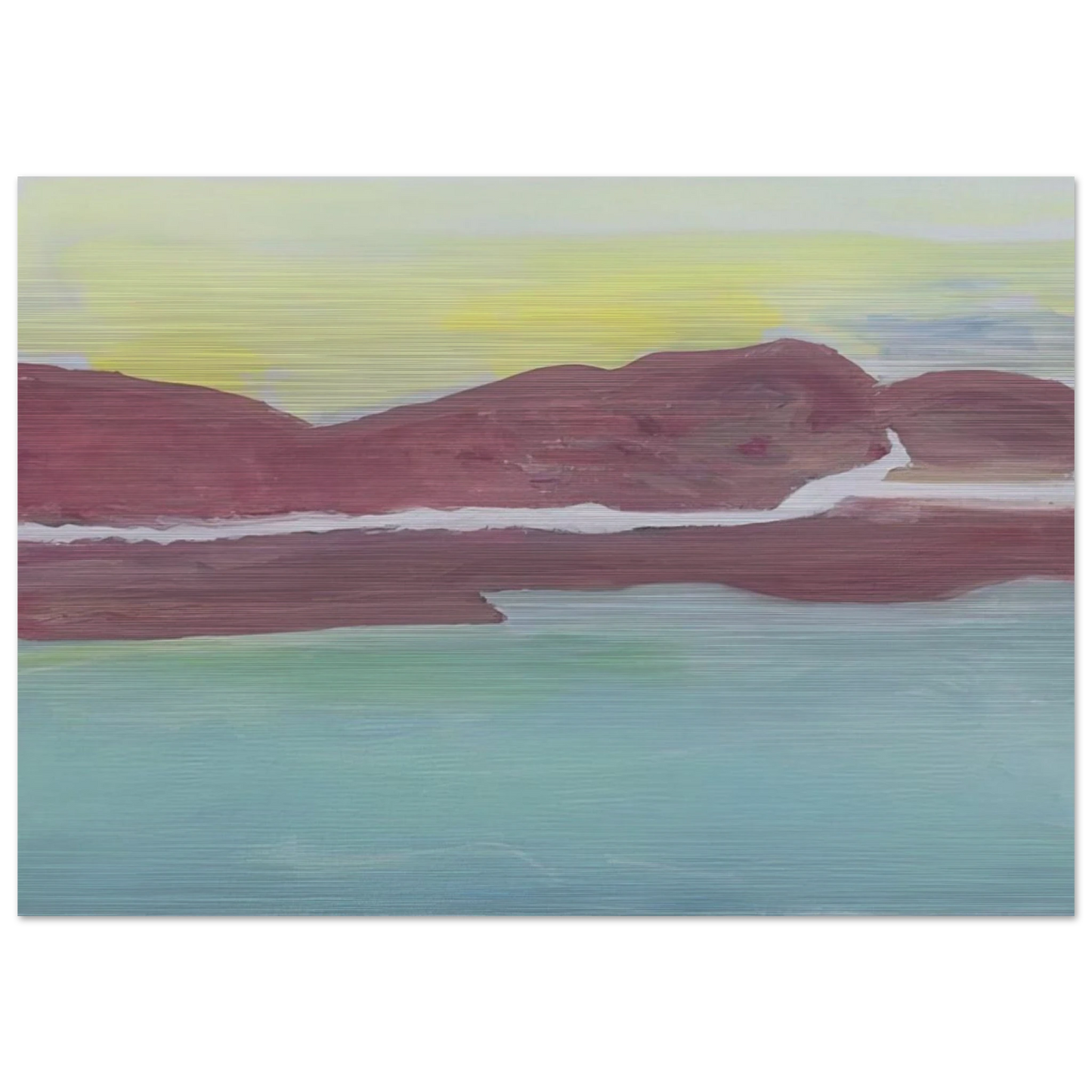 Untitled - 2005 - Raoul De Keyser Brushed Aluminum Print - 70x100 cm / 28x40 inches | Raoul De Keyser Aluminum Print | Raoul De Keyser Prints