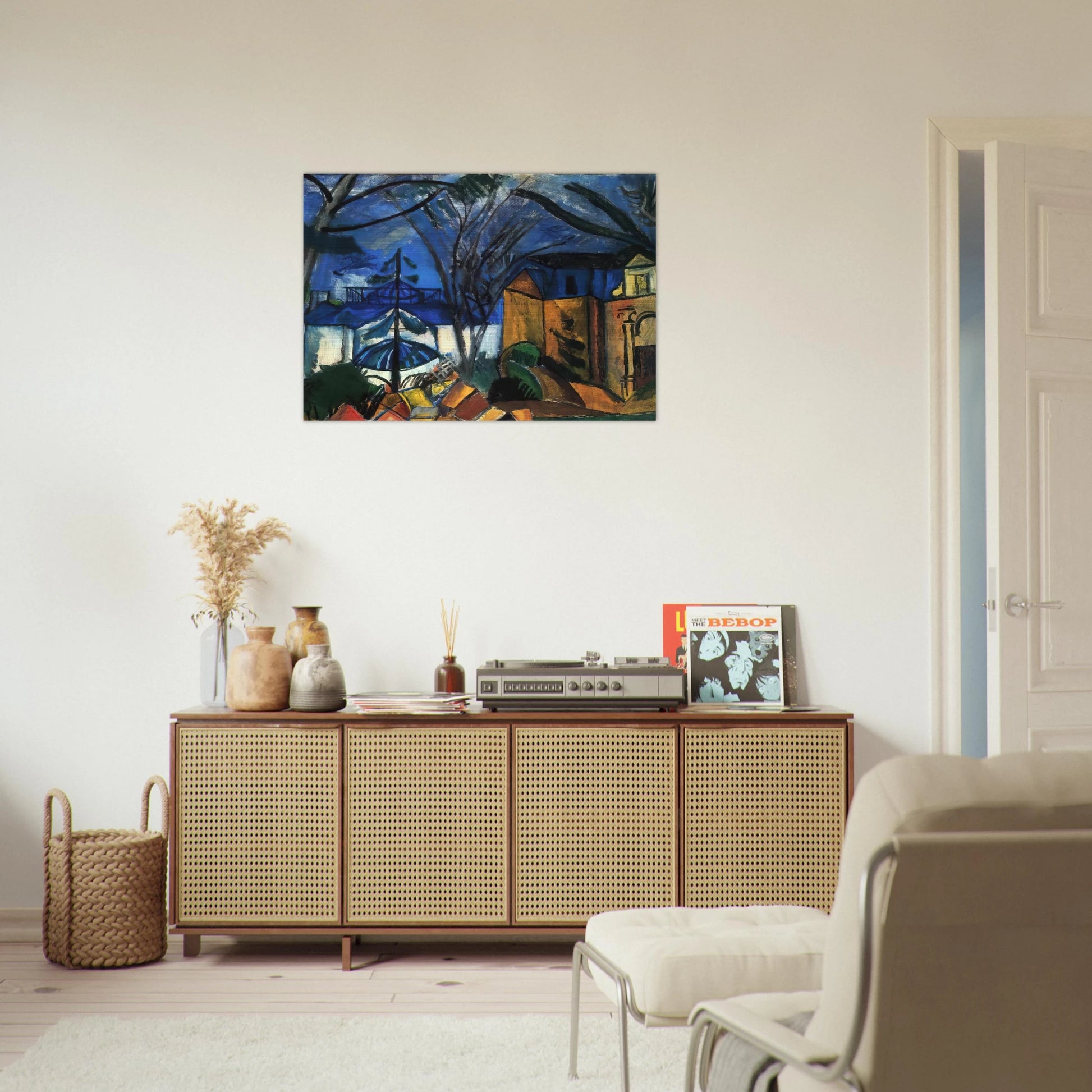 THE BOTANICAL GARDEN 1910 - Raoul Dufy Brushed Aluminum Print - 70x100 cm / 28x40 inches | Raoul Dufy Aluminum Print | Raoul Dufy Prints