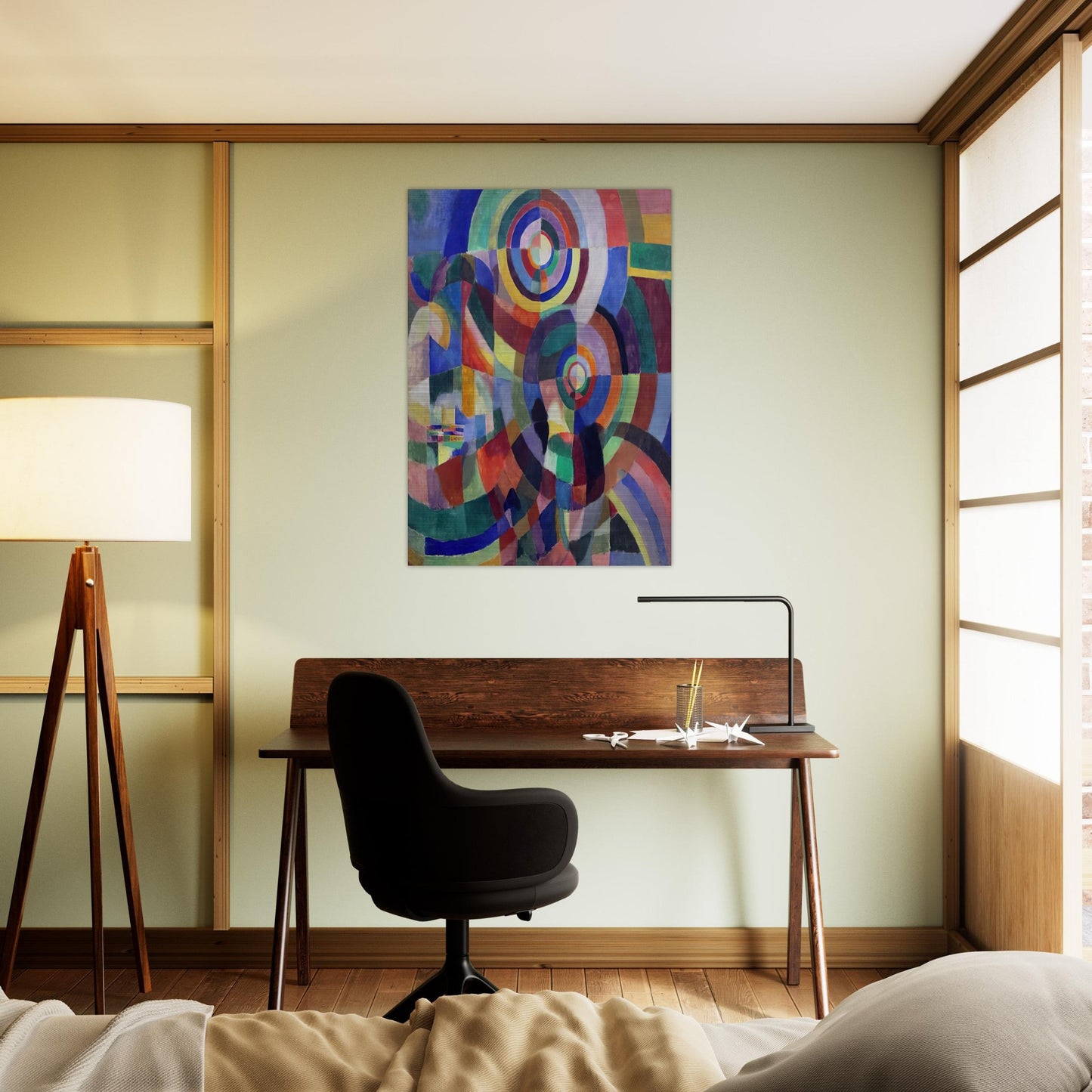 ELECTRIC PRISMS 1 - Sonia Delaunay Brushed Aluminum Print - 70x100 cm / 28x40 inches | Sonia Delaunay Aluminum Print | Sonia Delaunay Prints