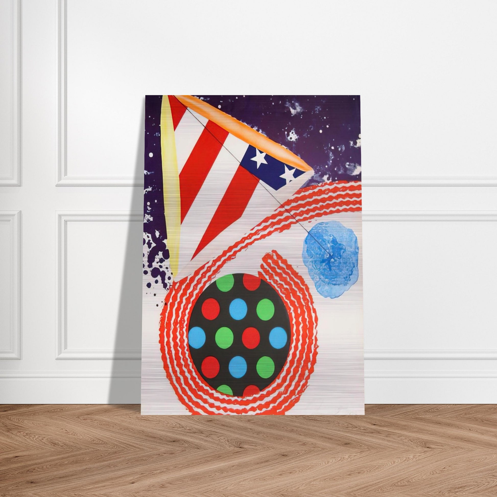 A Free for All - James Rosenquist Brushed Aluminum Print - 70x100 cm / 28x40 inches | James Rosenquist Aluminum Print | James Rosenquist Prints