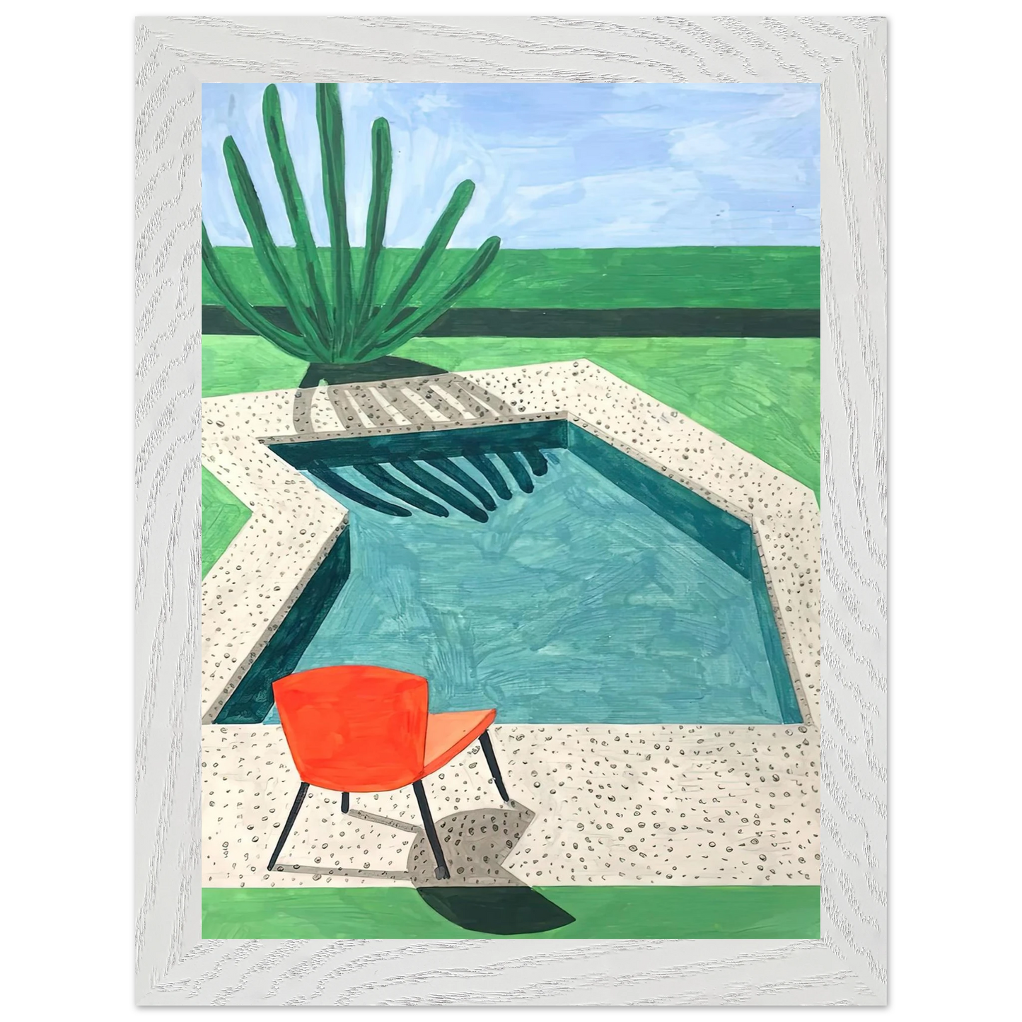 David Hockney - David Hockney Wall art - 75x100 cm / 30x40 inches - Fine Art Poster-canvas - -