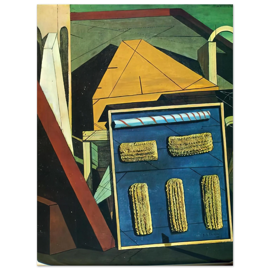 Giorgio de Chirico - THE GENTLE AFTERNOON 1916  75x100 cm / 30x40inches Fine Art Poster