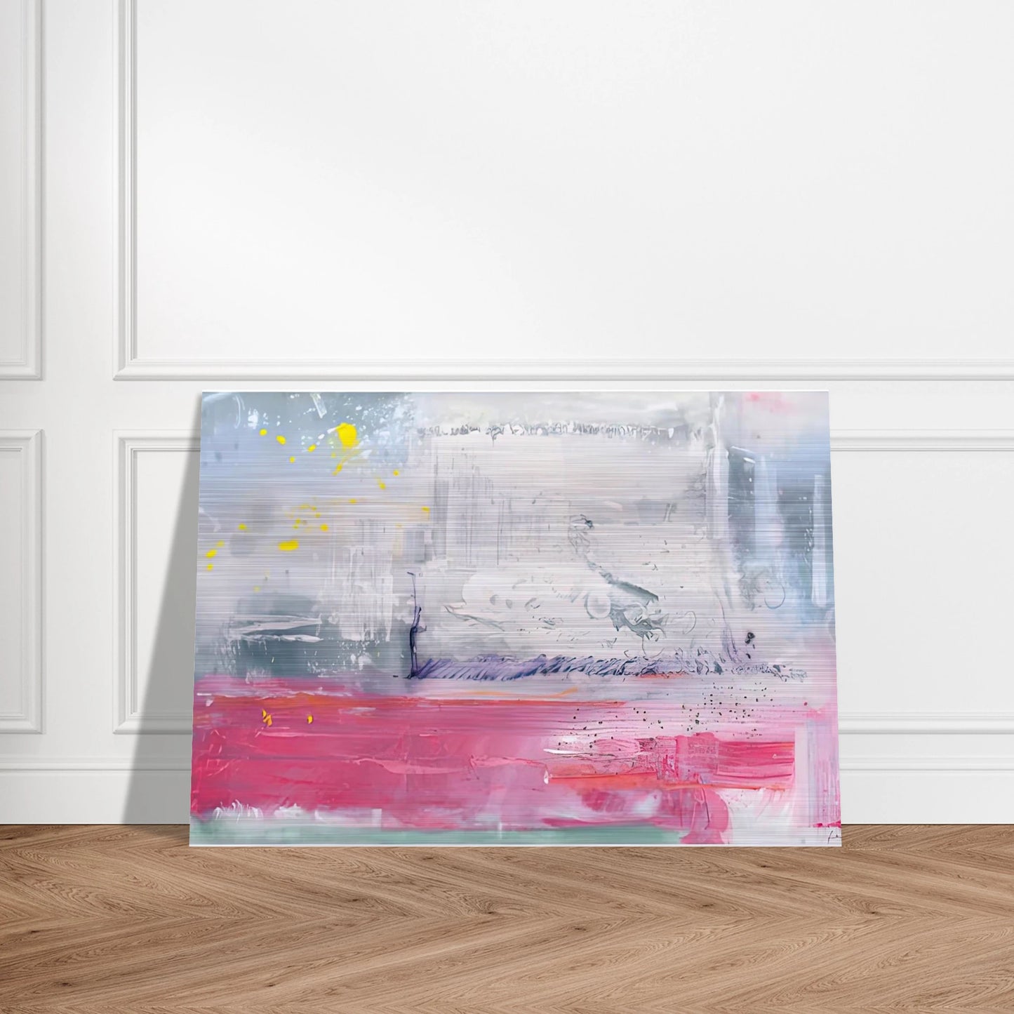 Hot Ice, 1990- - Helen Frankenthaler Brushed Aluminum Print - 70x100 cm / 28x40 inches | Helen Frankenthaler Aluminum Print | Helen Frankenthaler Prints