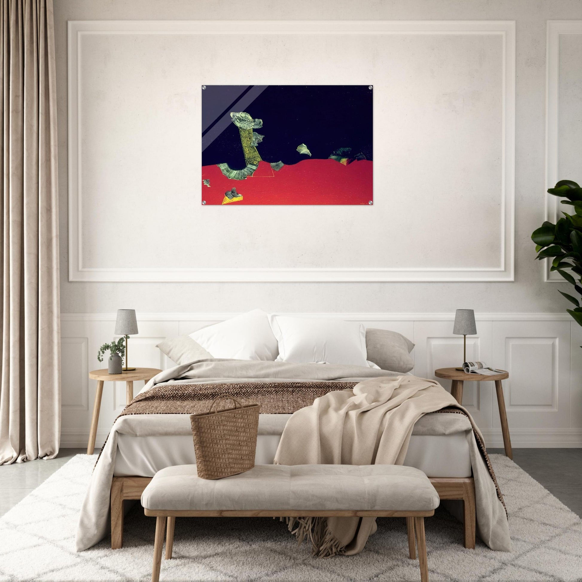 Landscape with shells - Max Ernst Acrylic Print - 70x100 cm / 28x40″ inches