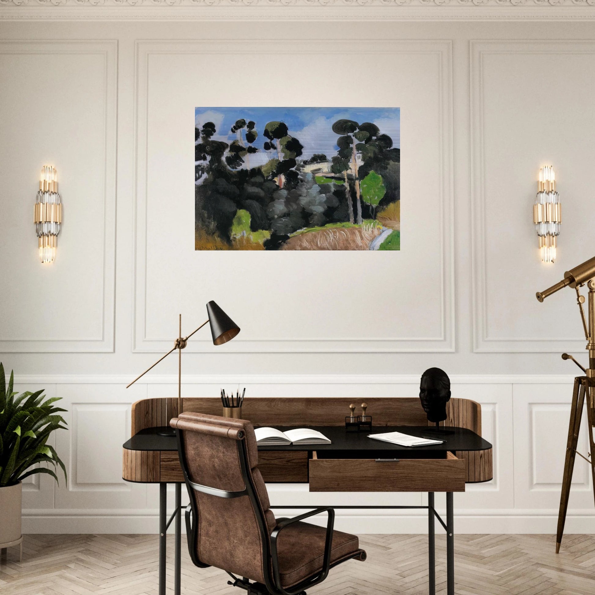 LANDSCAPE 1 - Henri Matisse Brushed Aluminum Print - 70x100 cm / 28x40 inches | Henri Matisse Aluminum Print | Henri Matisse Prints
