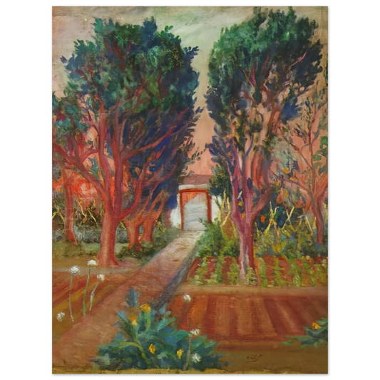Salvador Dali - THE VEGETABLE GARDEN OF LLANER  75x100 cm / 30x40inches Fine Art Poster