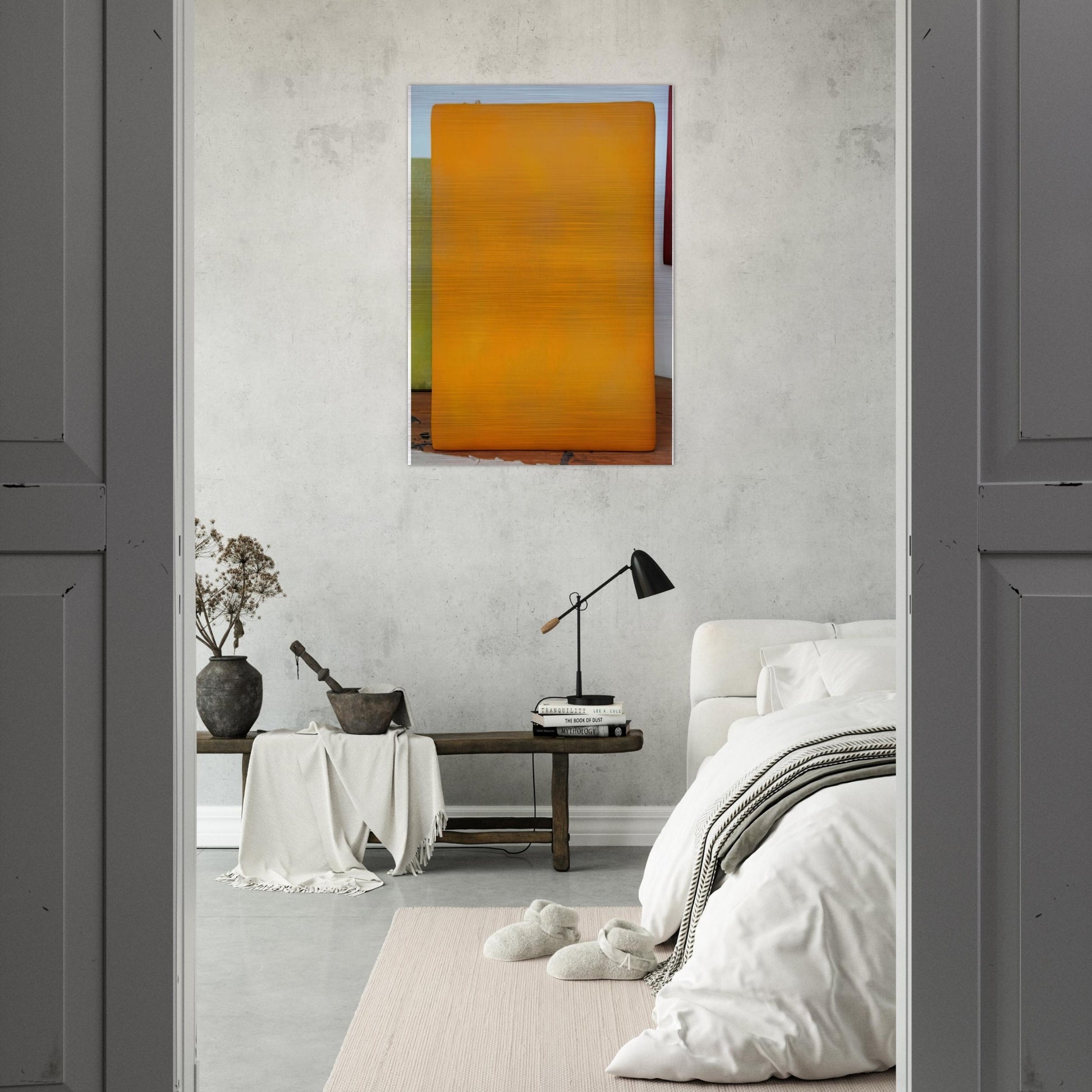 CALDO 2002 - Gotthard Graubner Brushed Aluminum Print - 70x100 cm / 28x40 inches | Gotthard Graubner Aluminum Print | Gotthard Graubner Prints