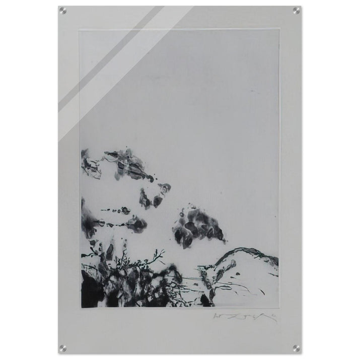 ANNONCIATION AND MOMENTS 383 1994 - Zao Wou-Ki Acrylic Print - 70x100 cm / 28x40″ inches | Zao Wou-Ki Wall Art | Zao Wou-Ki Prints
