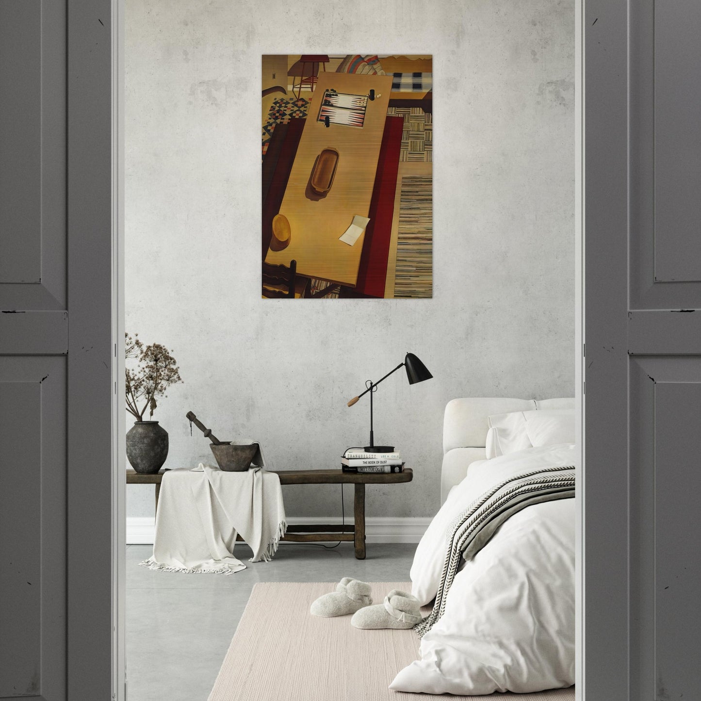 Americana - 1931 - Charles Sheeler Brushed Aluminum Print - 70x100 cm / 28x40 inches | Charles Sheeler Aluminum Print | Charles Sheeler Prints