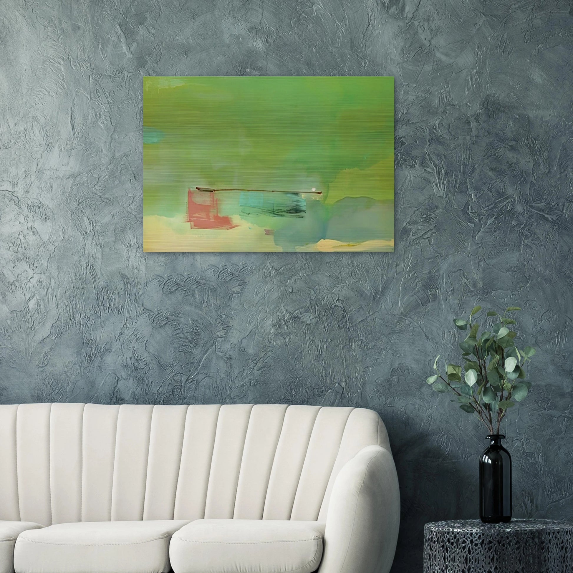 Springscape - 1975 - Helen Frankenthaler Brushed Aluminum Print - 70x100 cm / 28x40 inches | Helen Frankenthaler Aluminum Print | Helen Frankenthaler Prints