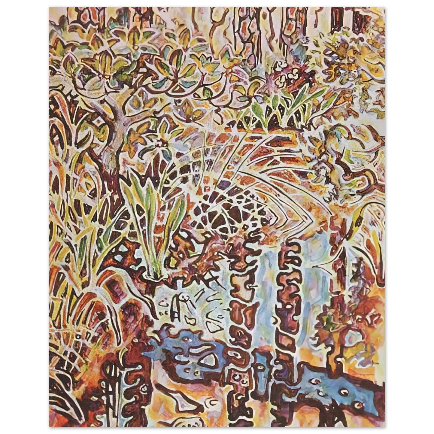 Walter Inglis Anderson - Walter Anderson Wall art - 13x18 cm / 5x7 inches - Premium Wooden Framed Poster With Fine Art Paper-canvas - Wood frame