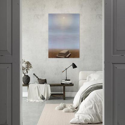 THE BEYOND 1938 - Rene Magritte Brushed Aluminum Print - 70x100 cm / 28x40 inches | Rene Magritte Aluminum Print | Rene Magritte Prints