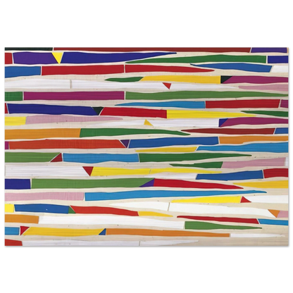 Composite - Color Field Painting - Piero Dorazio Brushed Aluminum Print - 70x100 cm / 28x40 inches | Piero Dorazio Aluminum Print | Piero Dorazio Prints