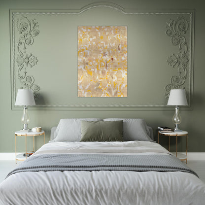 Hieroglyphs No. 12 - Lee Krasner Brushed Aluminum Print - 70x100 cm / 28x40 inches | Lee Krasner Aluminum Print | Lee Krasner Prints