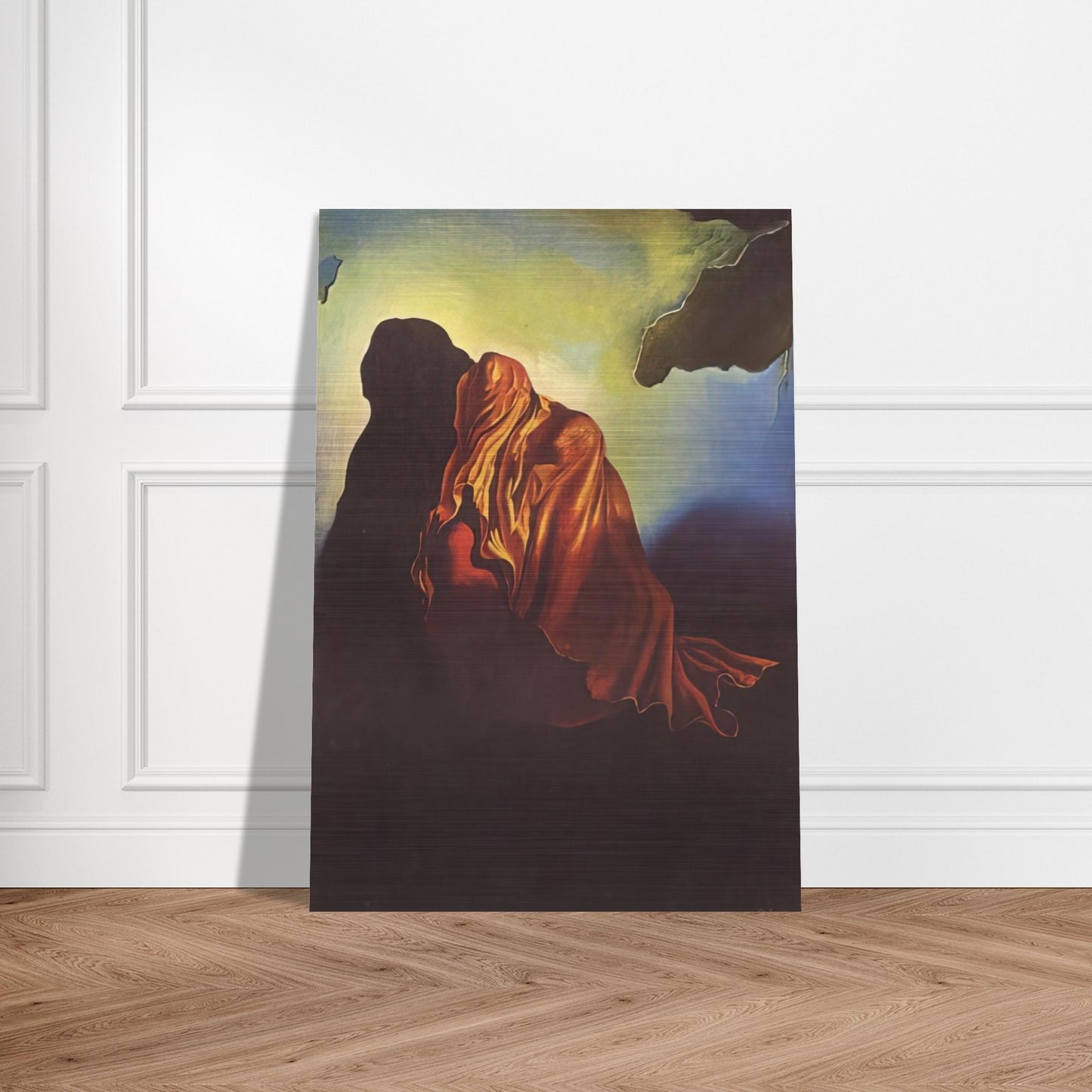 THE VEILED HEART - Salvador Dali Brushed Aluminum Print - 70x100 cm / 28x40 inches | Salvador Dali Aluminum Print | Salvador Dali Prints