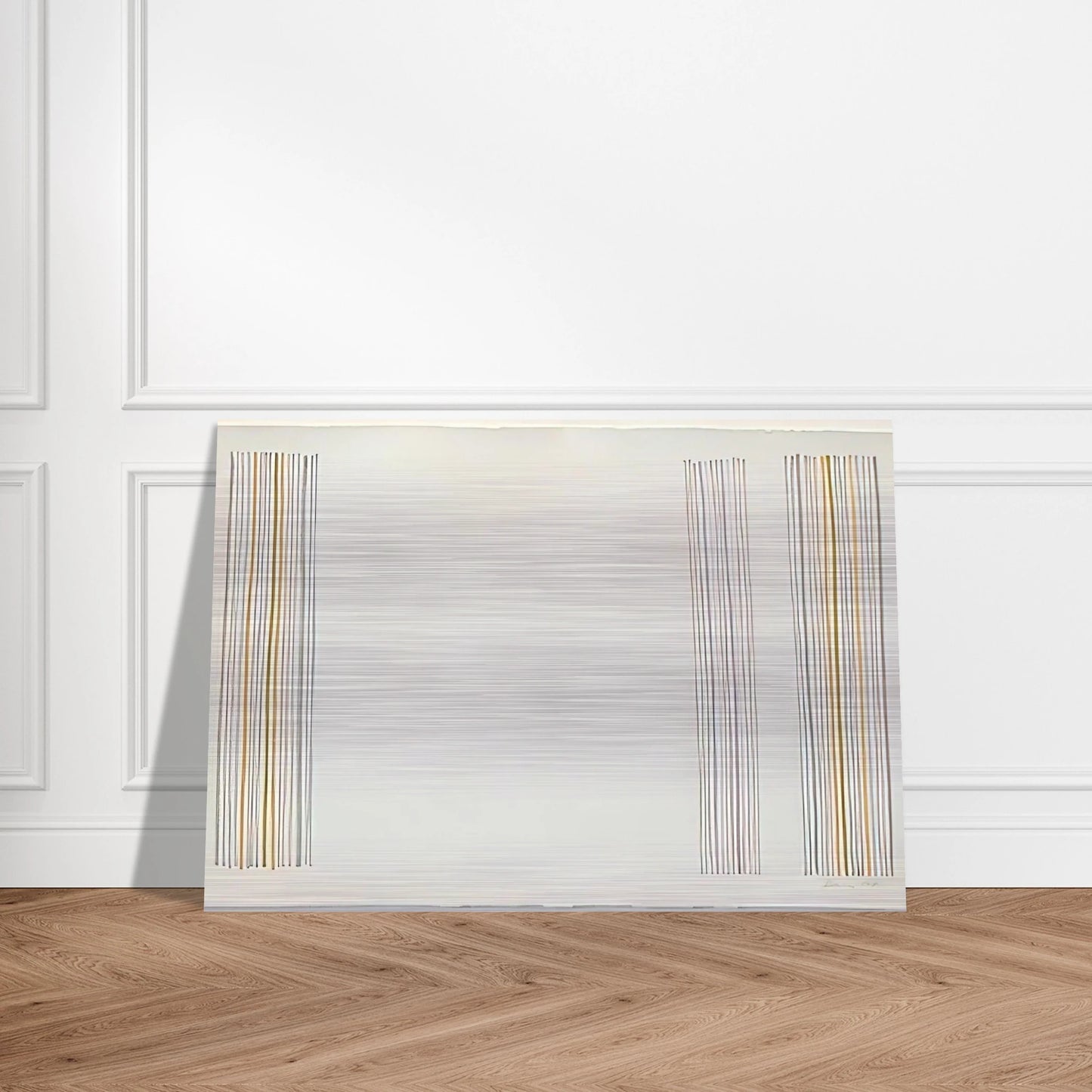 Untitled - 1981 - Gene Davis Brushed Aluminum Print - 70x100 cm / 28x40 inches | Gene Davis Aluminum Print | Gene Davis Prints