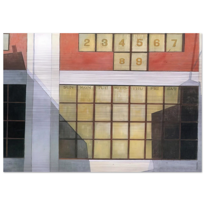 Business - 1921 - Charles Demuth Brushed Aluminum Print - 70x100 cm / 28x40 inches | Charles Demuth Aluminum Print | Charles Demuth Prints