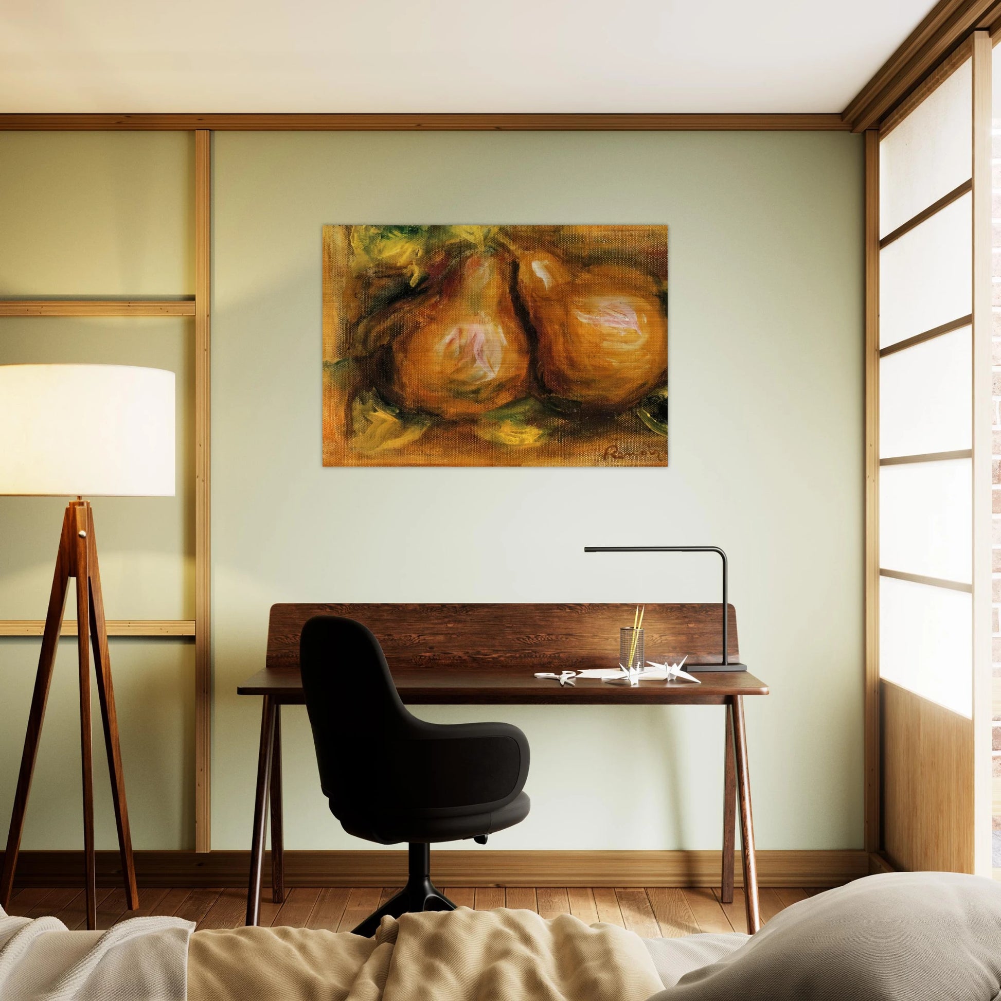 Pears - Pierre-Auguste Renoir Brushed Aluminum Print - 70x100 cm / 28x40 inches | Pierre-Auguste Renoir Aluminum Print | Pierre-Auguste Renoir Prints