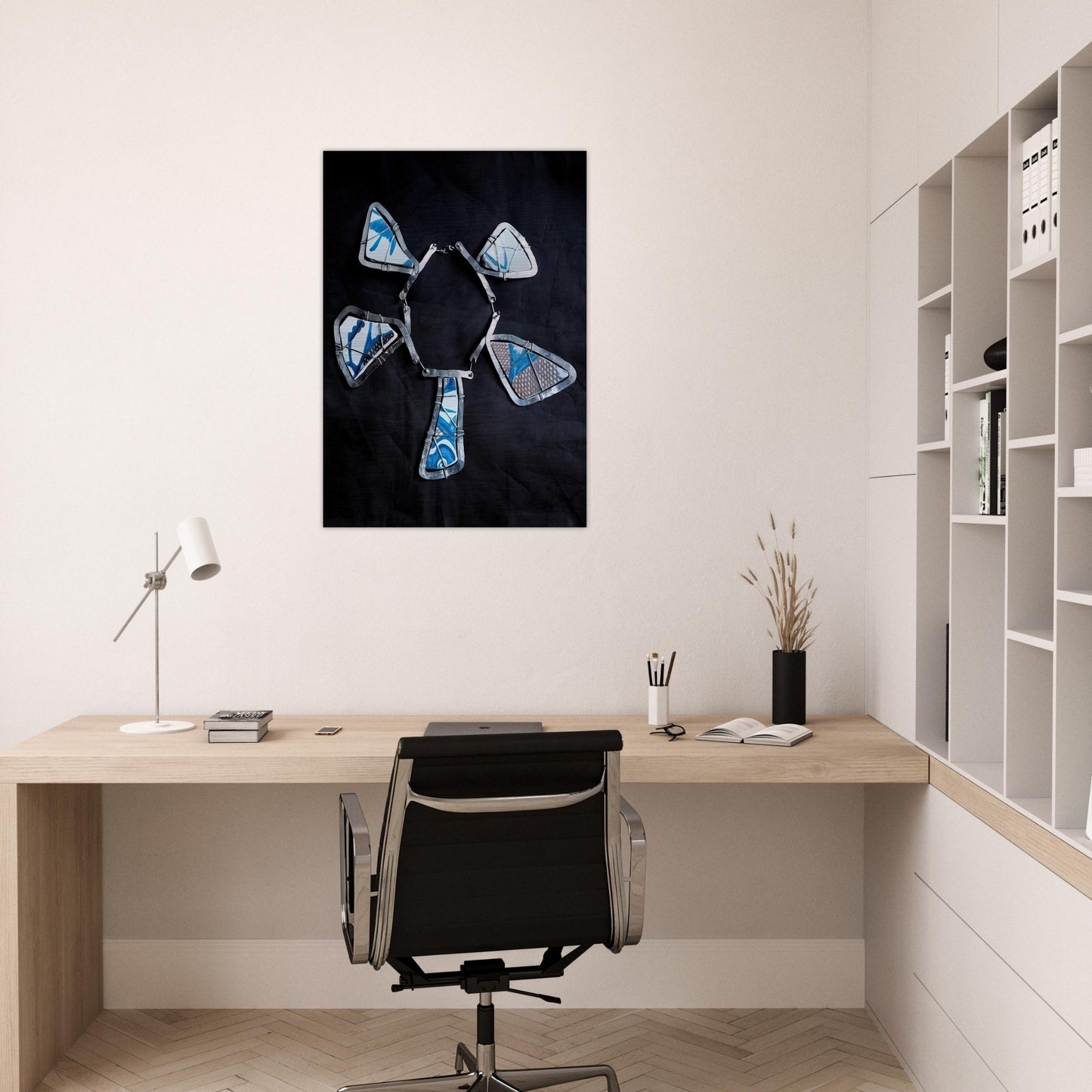 CAGED CROCKERY 1945 - Alexander Calder Brushed Aluminum Print - 70x100 cm / 28x40 inches | Alexander Calder Aluminum Print | Alexander Calder Prints