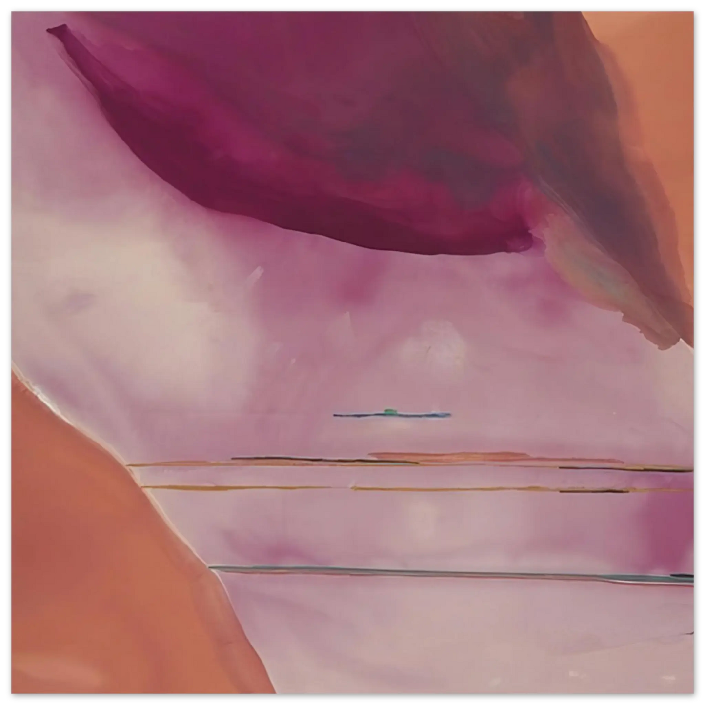 Helen Frankenthaler - Pendulum - 1972 Wall art - 20x25 cm / 8x10 Inches - Fine Art Poster - -