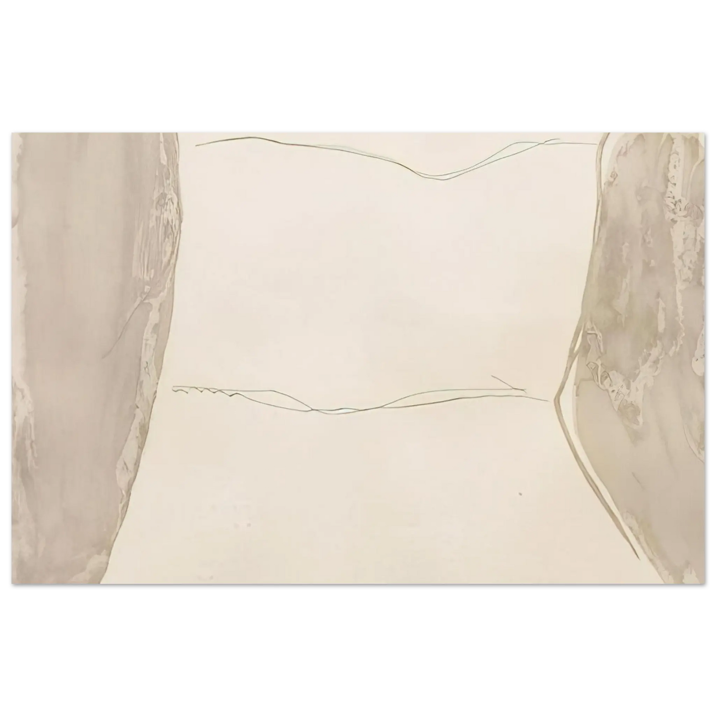 Helen Frankenthaler - Ponti - 1973 Wall art - A2 (42 x 59.4  cm) - Premium Wooden Framed Poster With Fine Art Paper - Black frame