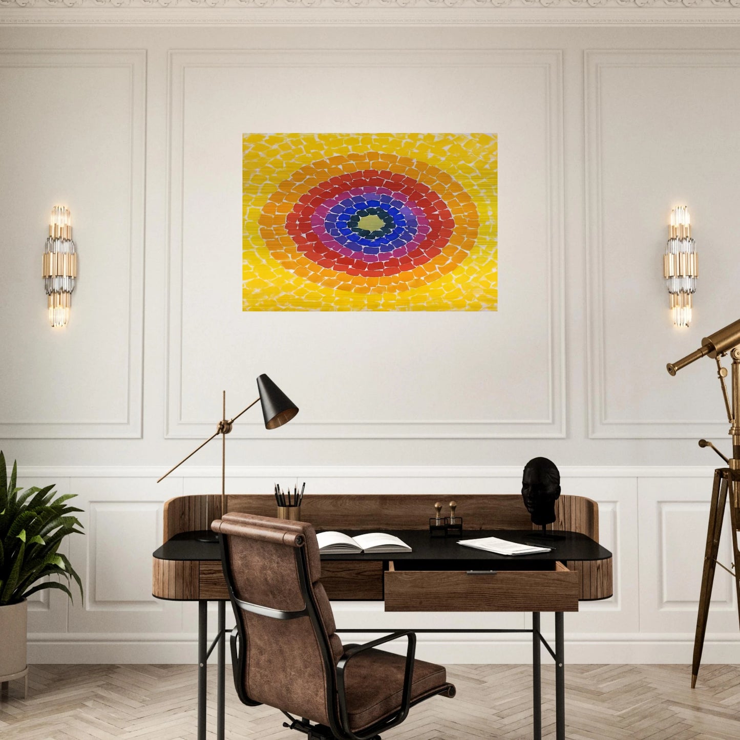 RESSURECTION 1966 - Alma Woodsey Thomas Brushed Aluminum Print - 70x100 cm / 28x40 inches | Alma Woodsey Thomas Aluminum Print | Alma Woodsey Thomas Prints