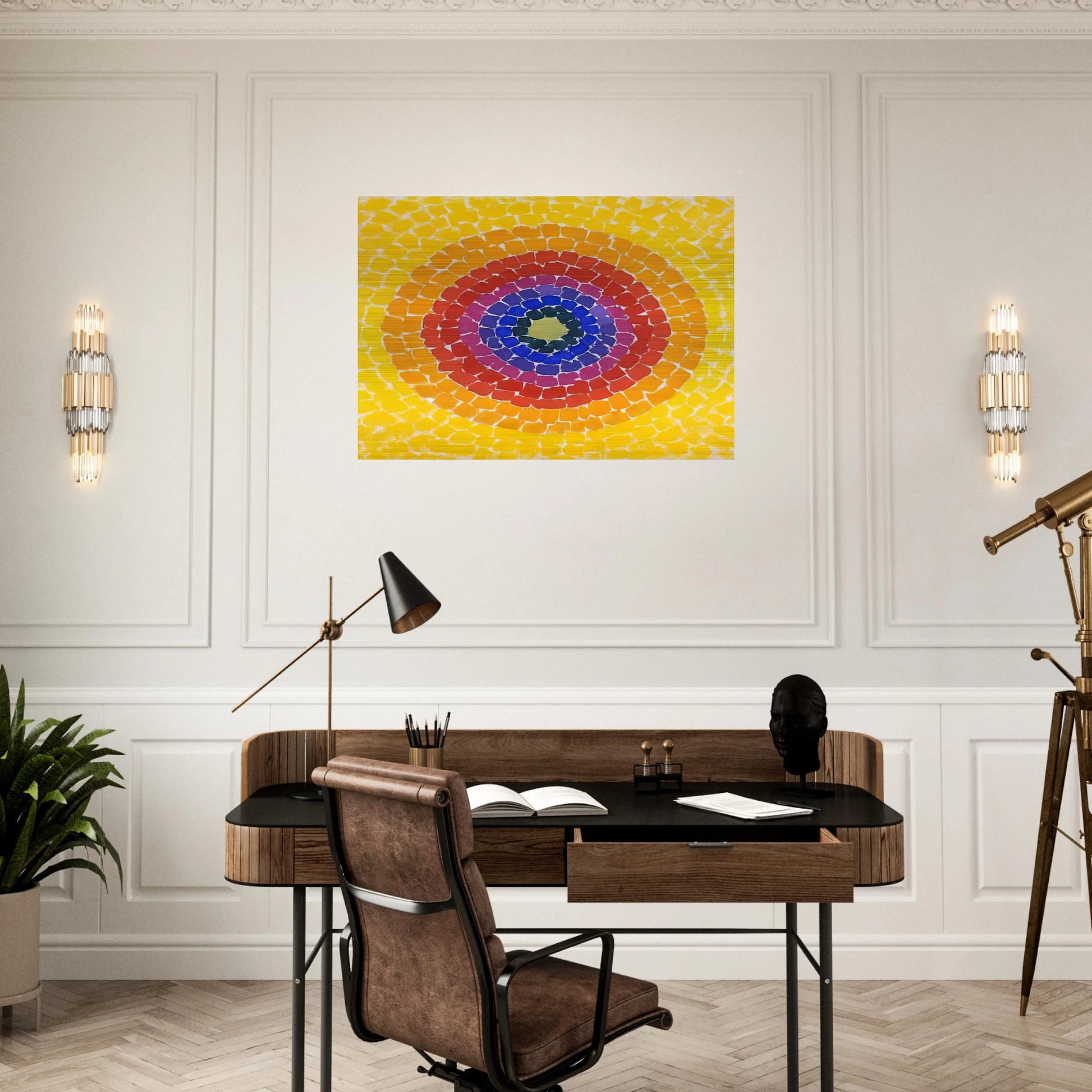 RESSURECTION 1966 - Alma Woodsey Thomas Brushed Aluminum Print - 70x100 cm / 28x40 inches | Alma Woodsey Thomas Aluminum Print | Alma Woodsey Thomas Prints