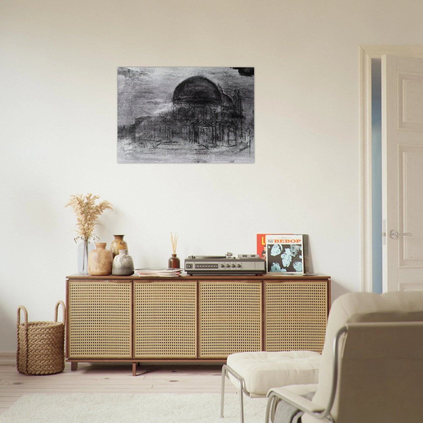 CATHEDRAL UNFINISHED - Salvador Dali Brushed Aluminum Print - 70x100 cm / 28x40 inches | Salvador Dali Aluminum Print | Salvador Dali Prints