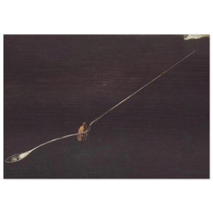 AGNOSTIC SYMBOL - Salvador Dali Brushed Aluminum Print - 70x100 cm / 28x40 inches | Salvador Dali Aluminum Print | Salvador Dali Prints
