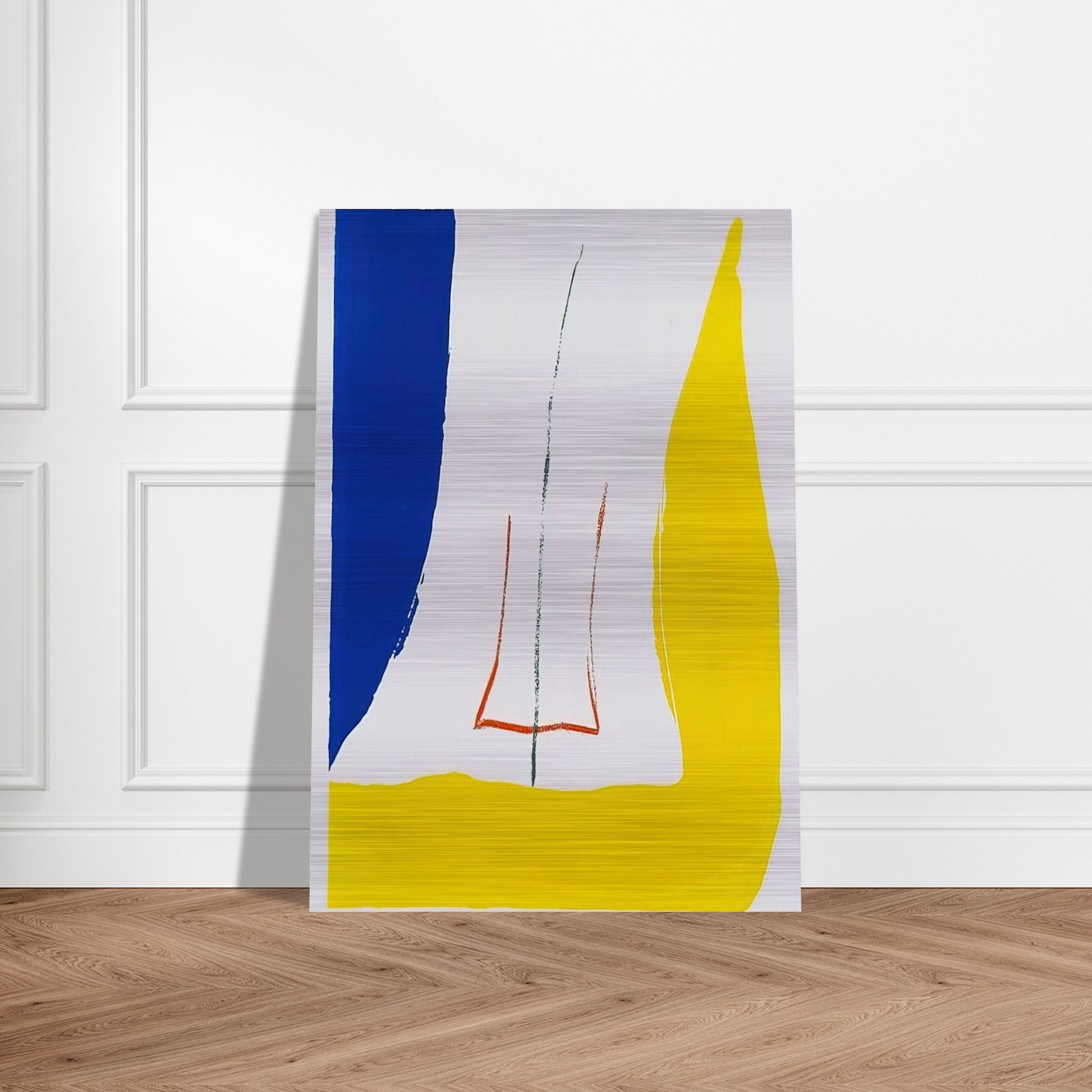 Sun Corner - 1968 - Helen Frankenthaler Brushed Aluminum Print - 70x100 cm / 28x40 inches | Helen Frankenthaler Aluminum Print | Helen Frankenthaler Prints