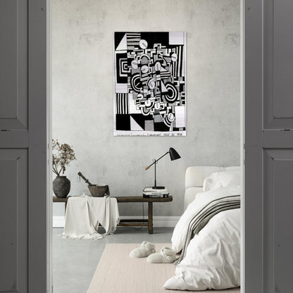 UNTITLED 1978 - Keith Haring Brushed Aluminum Print - 70x100 cm / 28x40 inches | Keith Haring Aluminum Print | Keith Haring Prints