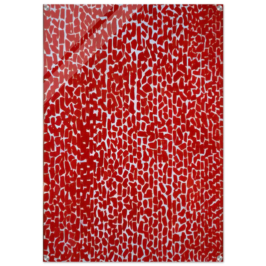 RED ROSE CANTATA 1973 - Alma Woodsey Thomas Acrylic Print - 70x100 cm / 28x40″ inches