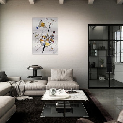 DELICATE TENSION NO 85 1923 - Wassily Kandinsky Brushed Aluminum Print - 70x100 cm / 28x40 inches | Wassily Kandinsky Aluminum Print | Wassily Kandinsky Prints
