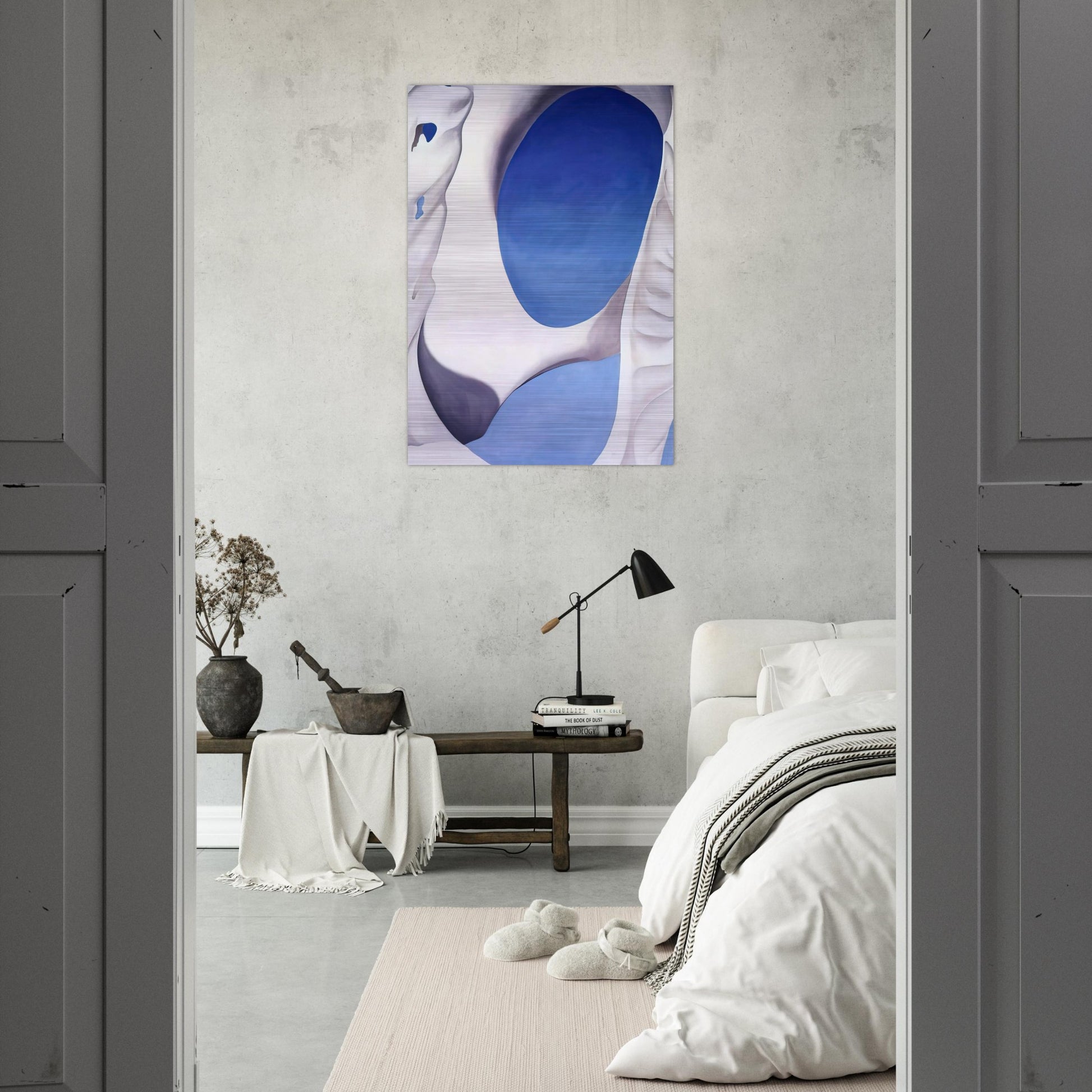 Pelvis II - Georgia O'Keeffe Brushed Aluminum Print - 70x100 cm / 28x40 inches | Georgia O'Keeffe Aluminum Print | Georgia O'Keeffe Prints