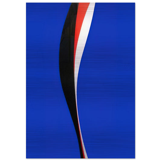 Untitled - Hard Edge Painting - Lorser Feitelson Brushed Aluminum Print - 70x100 cm / 28x40 inches | Lorser Feitelson Aluminum Print | Lorser Feitelson Prints