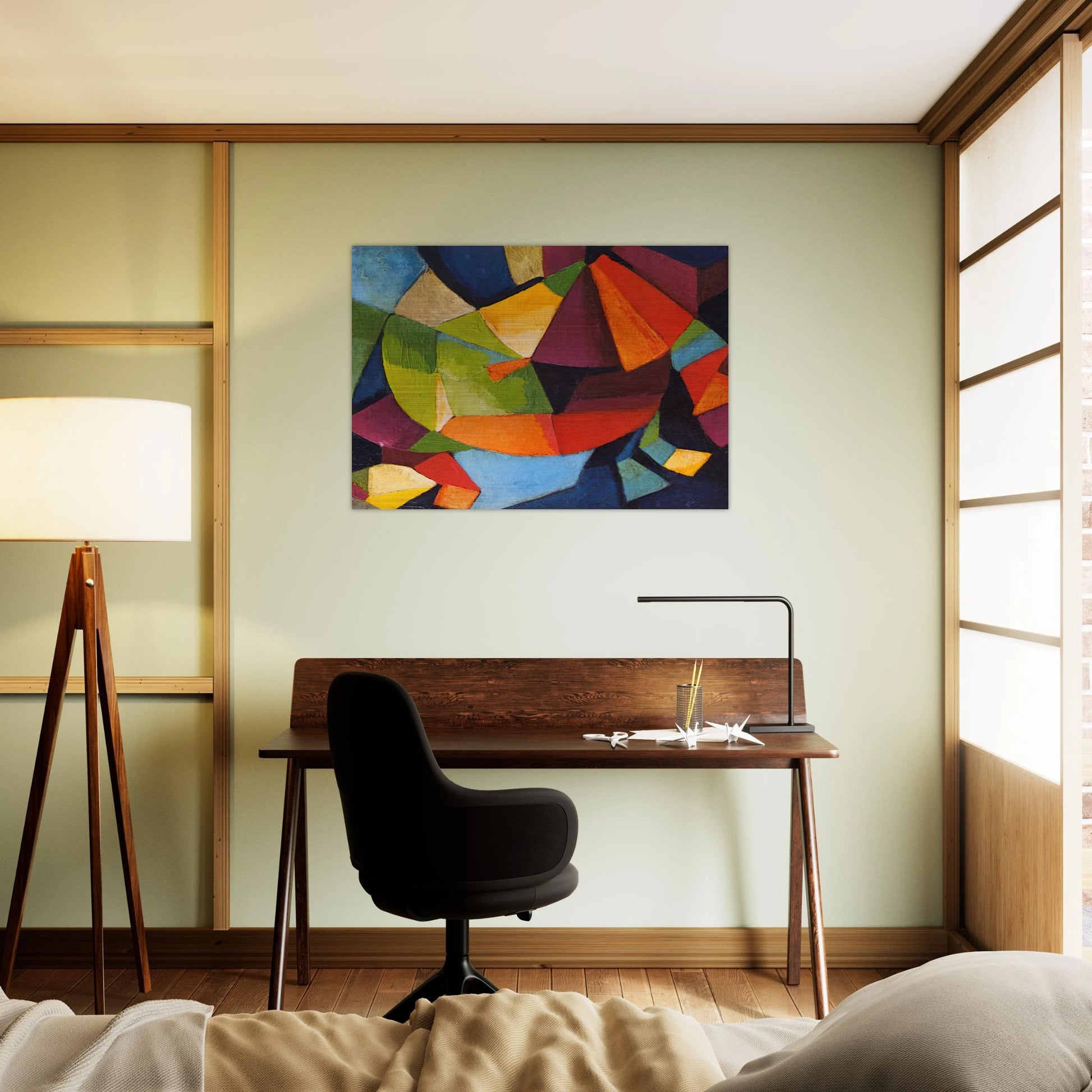 Synchromy - 1916 - Morgan Russell Brushed Aluminum Print - 70x100 cm / 28x40 inches | Morgan Russell Aluminum Print | Morgan Russell Prints