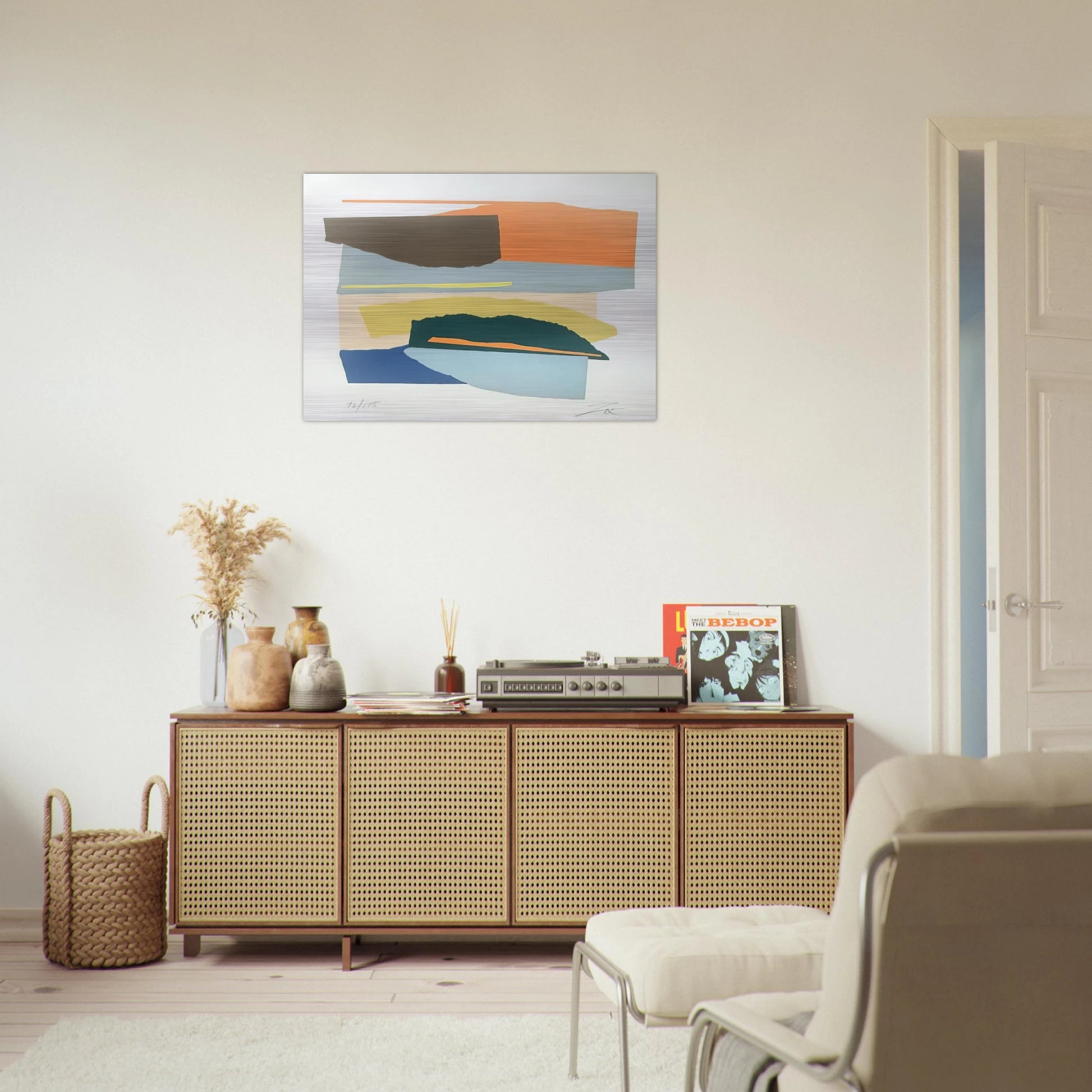 Niagara Series - 1980 - Larry Zox Brushed Aluminum Print - 70x100 cm / 28x40 inches | Larry Zox Aluminum Print | Larry Zox Prints