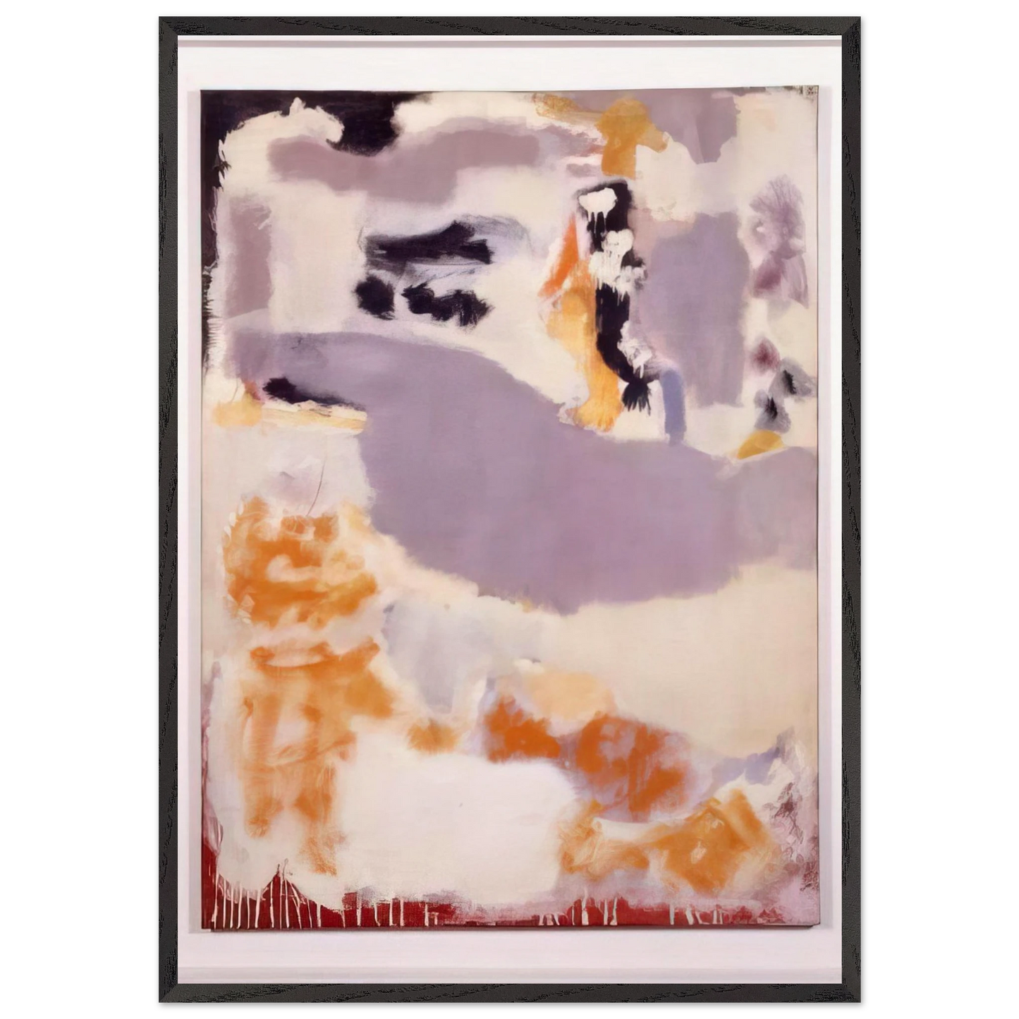 Untitled 14B - 1947 - Mark Rothko 70x100 cm / 28x40 inches Framed Art Print – Black Wooden Frame