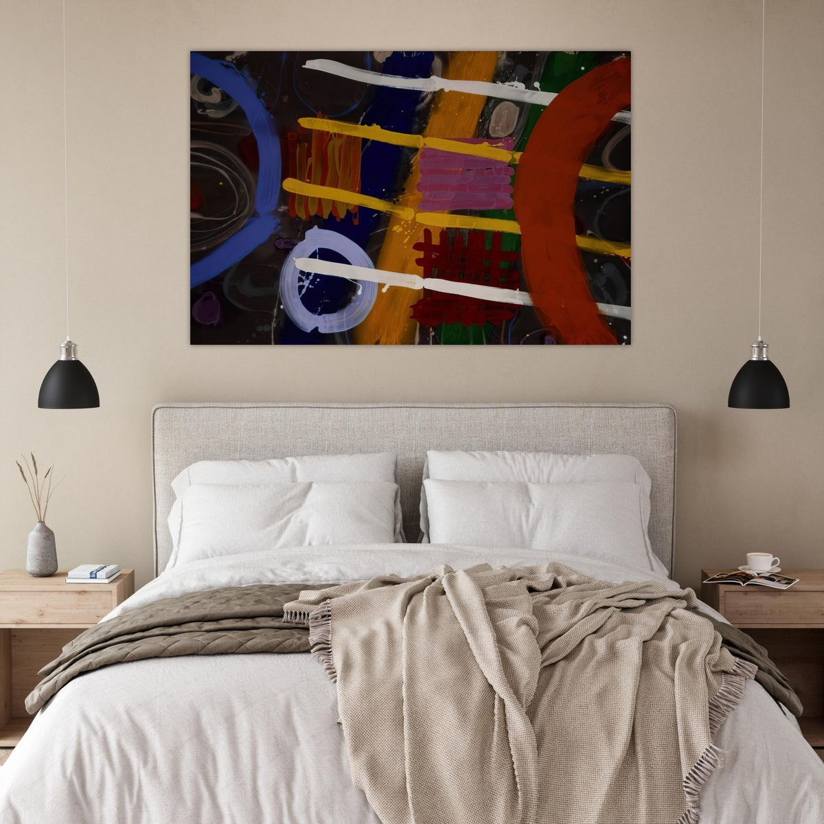 Buchanan - 1987 - Albert Irvin Art Prints - 100x150 cm / 40x60″ inches | Albert Irvin Poster | Albert Irvin Prints