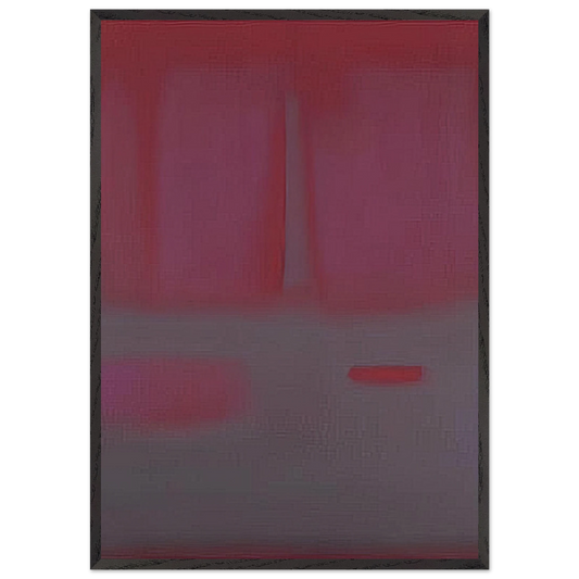 SILVER LIGHT 1975 - Esteban Vicente 70x100 cm / 28x40 inches Framed Art Print – Black Wooden Frame