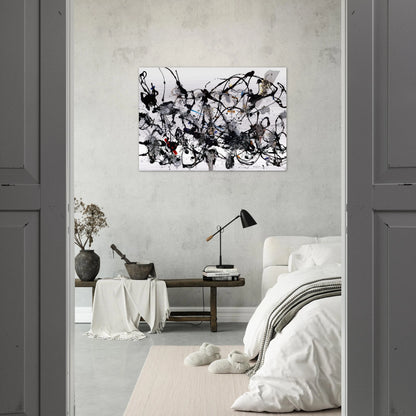 NUMBER 29 1950 - Jackson Pollock Brushed Aluminum Print - 70x100 cm / 28x40 inches | Jackson Pollock Aluminum Print | Jackson Pollock Prints