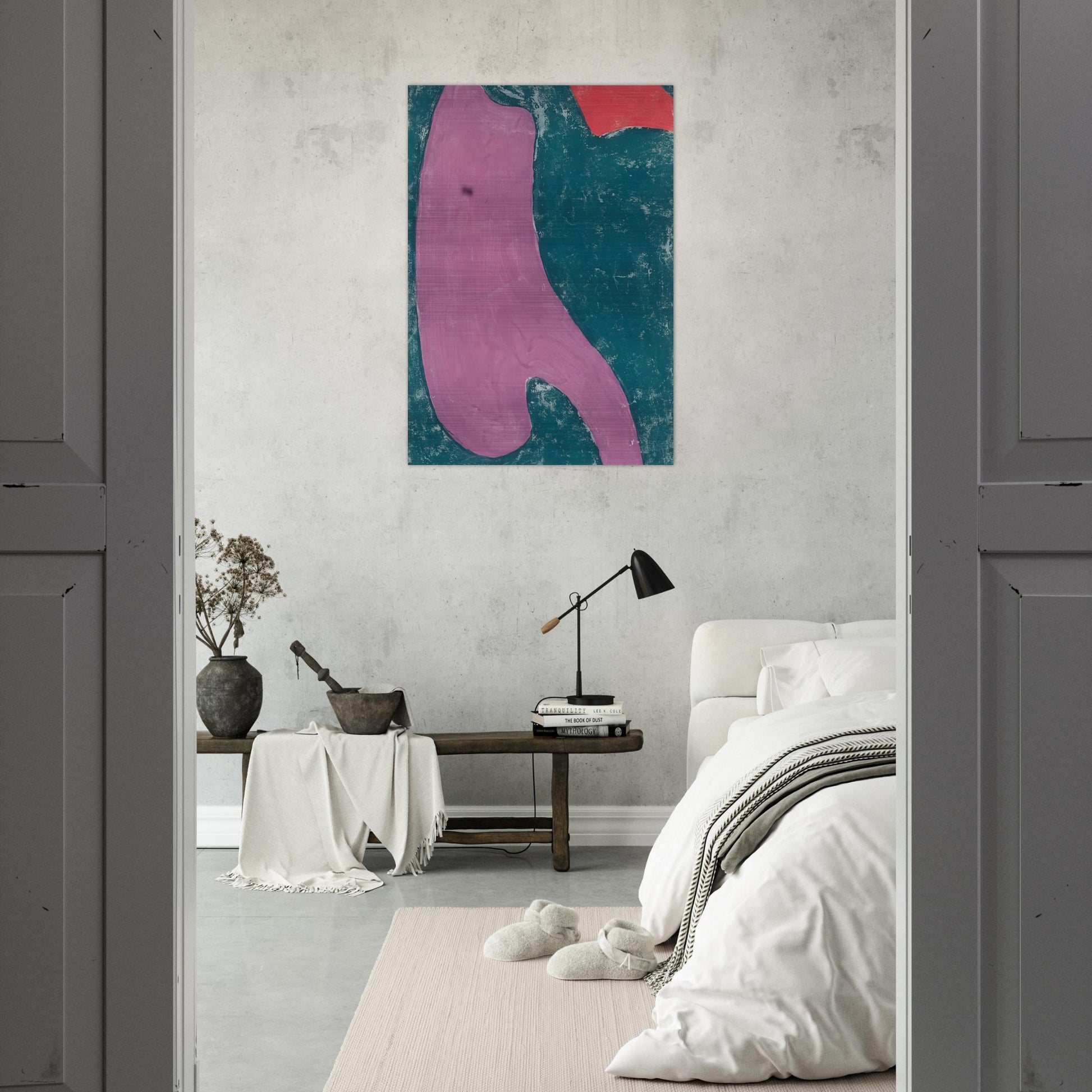 Etude de tissu - 1946 - Serge Poliakoff Brushed Aluminum Print - 70x100 cm / 28x40 inches | Serge Poliakoff Aluminum Print | Serge Poliakoff Prints