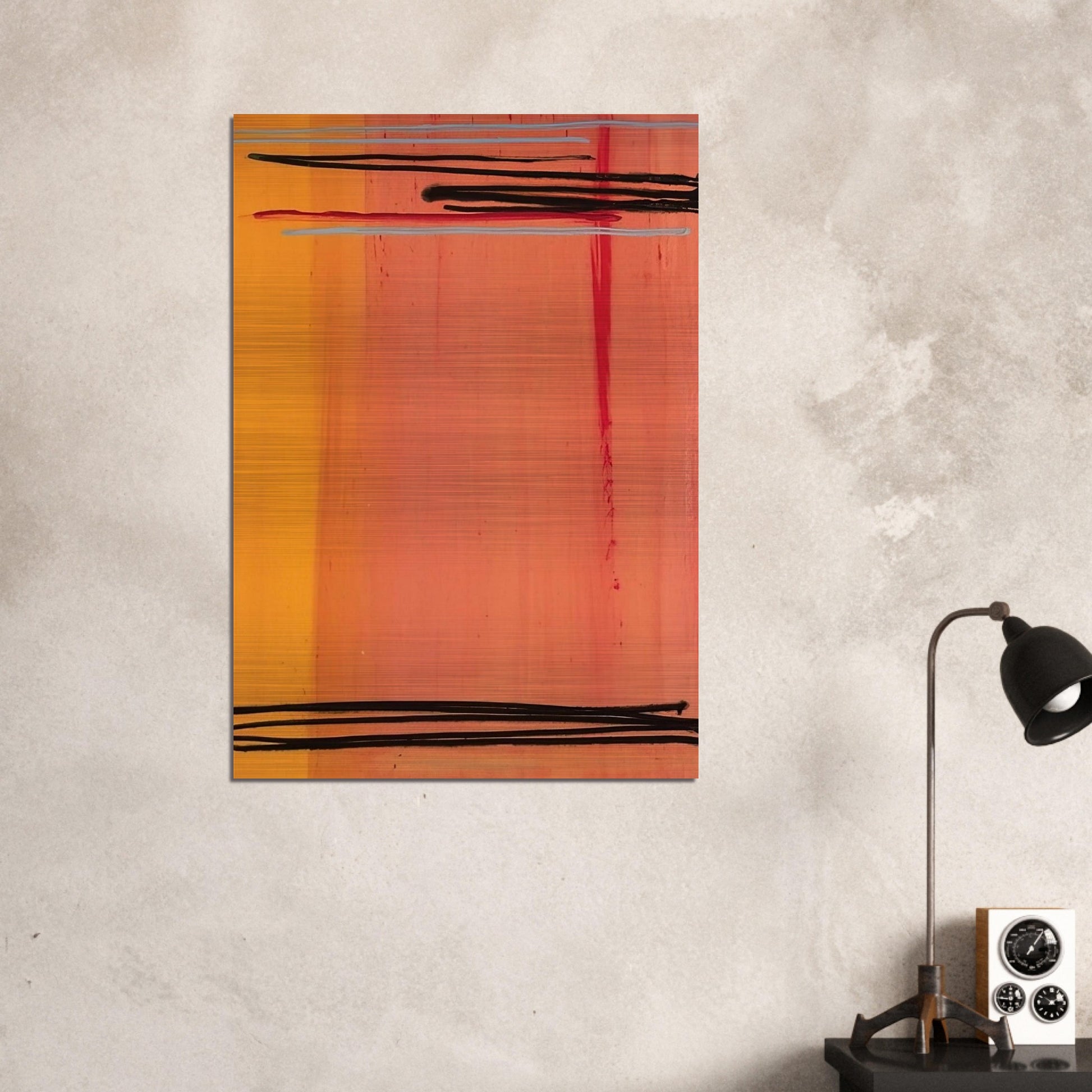 Caxambus - Color Field Painting - Larry Zox Brushed Aluminum Print - 70x100 cm / 28x40 inches | Larry Zox Aluminum Print | Larry Zox Prints