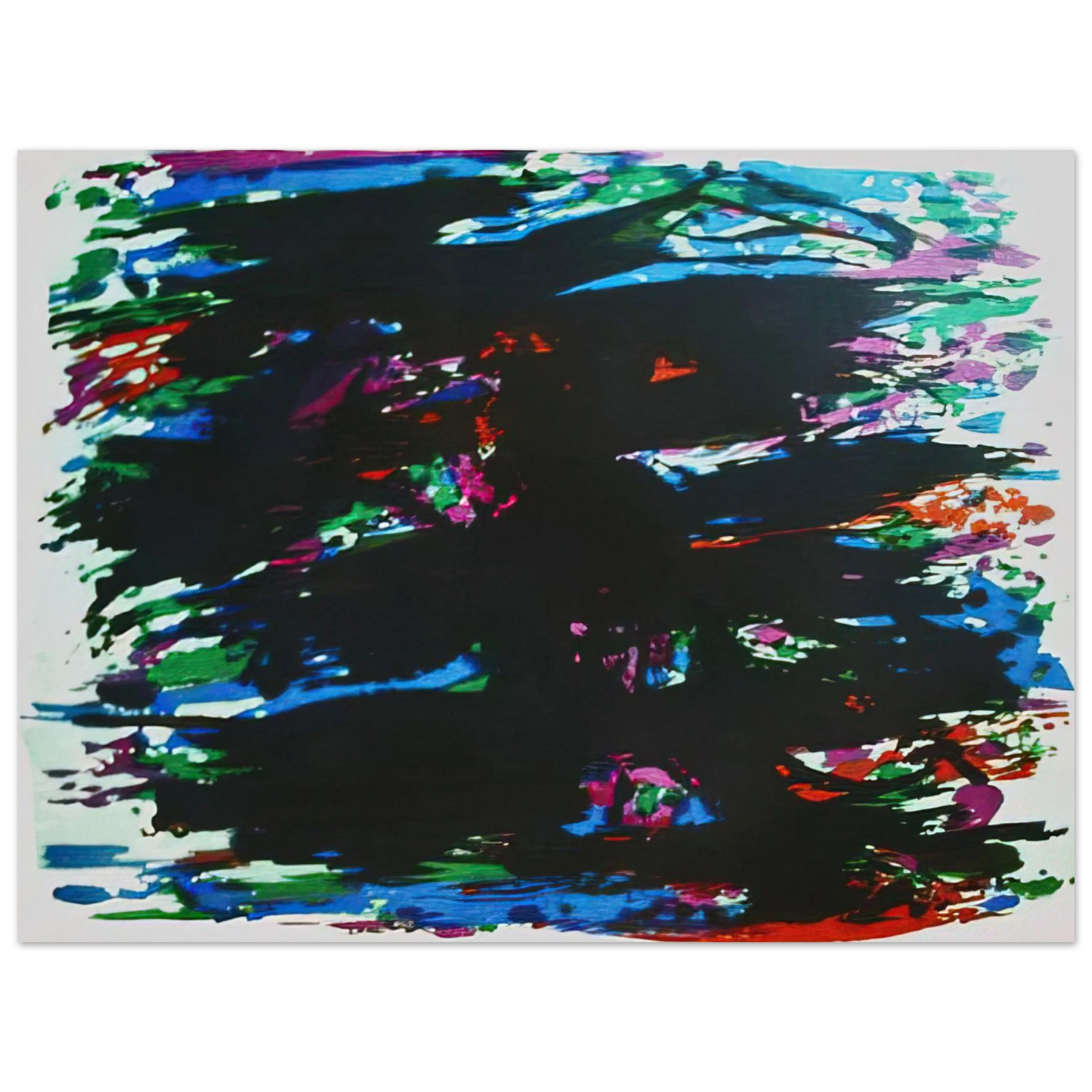 Alfred Manessier - Les Jardin des oliviers - 1978  75x100 cm / 30x40inches Fine Art Poster