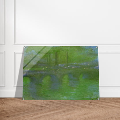 Waterloo Bridge, Dawn - claude monet Acrylic Print - 70x100 cm / 28x40″ inches