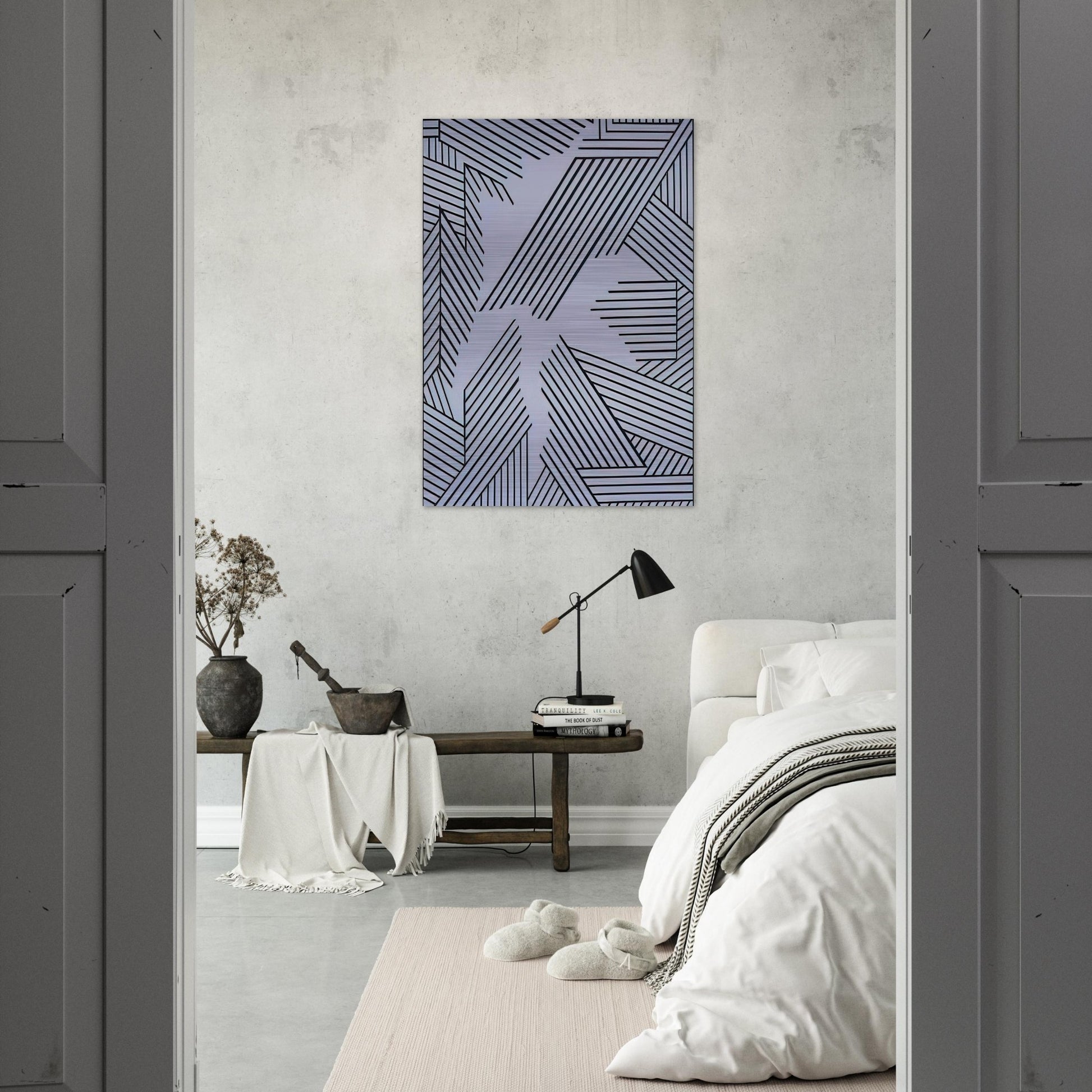 Untitled - 1998 - Nicholas Krushenick Brushed Aluminum Print - 70x100 cm / 28x40 inches | Nicholas Krushenick Aluminum Print | Nicholas Krushenick Prints