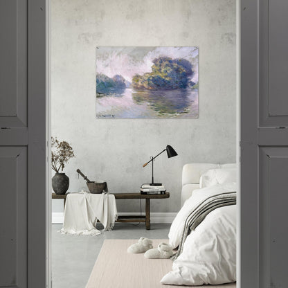 Islands at Port-Villez - claude monet Acrylic Print - 70x100 cm / 28x40″ inches