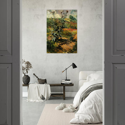 Two Thistles - Vincent van Gogh Brushed Aluminum Print - 70x100 cm / 28x40 inches | Vincent van Gogh Aluminum Print | Vincent van Gogh Prints