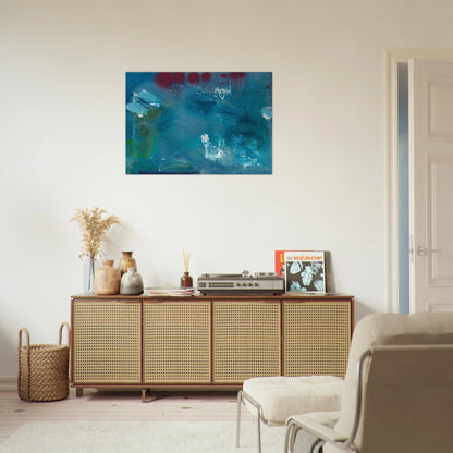 Stella Polaris, 1990- - Helen Frankenthaler Brushed Aluminum Print - 70x100 cm / 28x40 inches | Helen Frankenthaler Aluminum Print | Helen Frankenthaler Prints